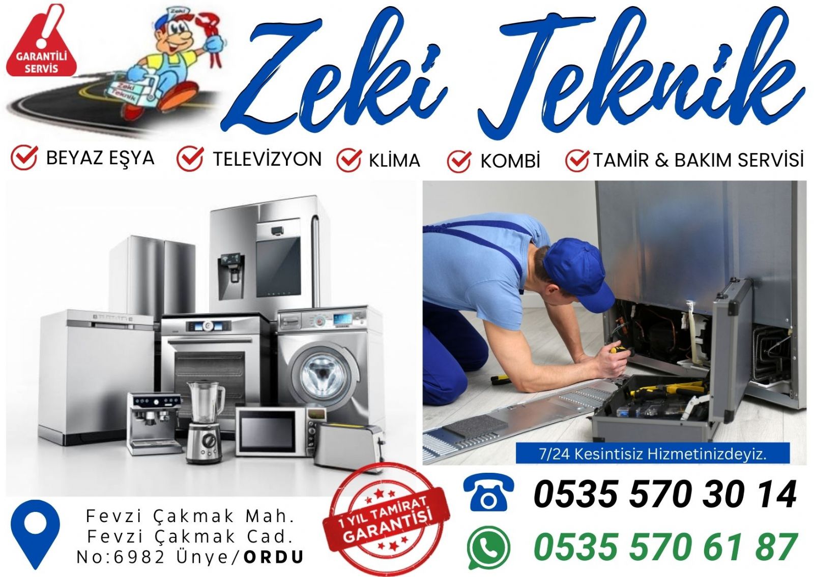 Ünye Bosch Servisi